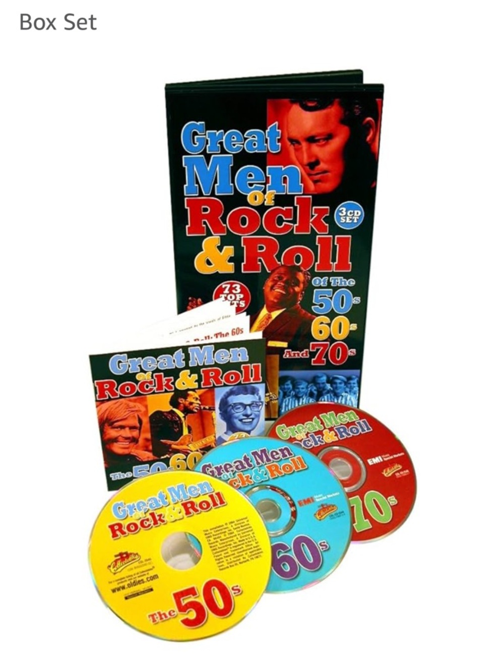 NEW Great Men of Rock & Roll 3-CD‎ Box Set SEALED